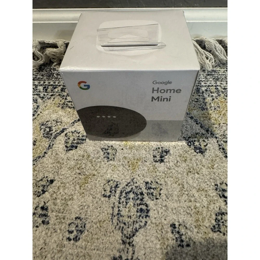 Google Home Mini Smart Speaker New In Box Charcoal